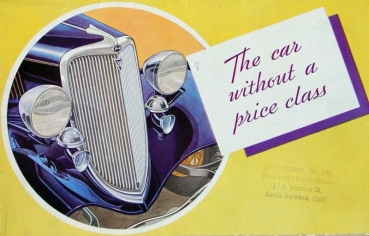 Ford V8 Modelprogram 1934 Carbrochure (3293)